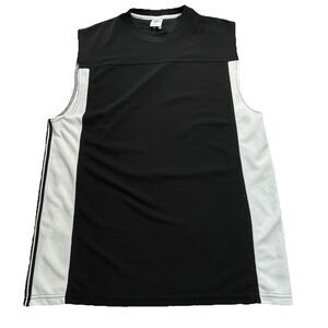 Russell Athletic Tank Top Men’s Extra Large Black White Muscle Shirt Active Wear